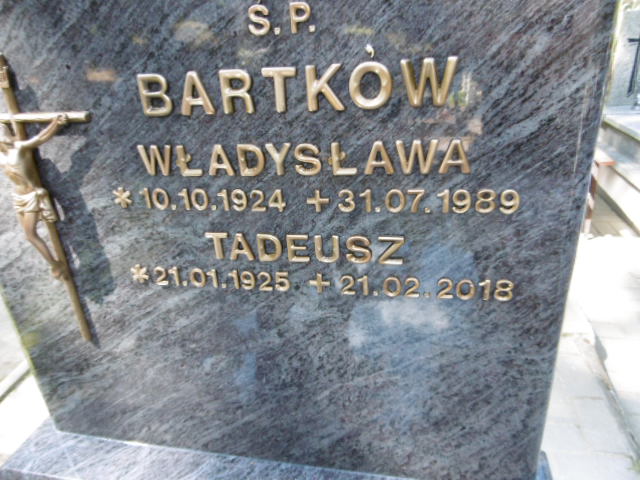 Grób Władysława Bartków