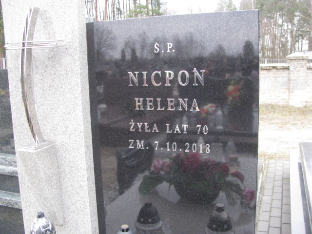 Grób Helena Nicpoń