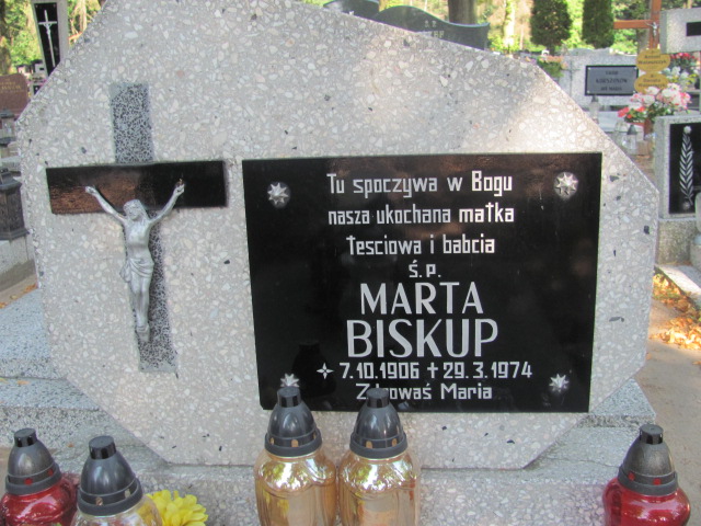 Grób Marta Biskup