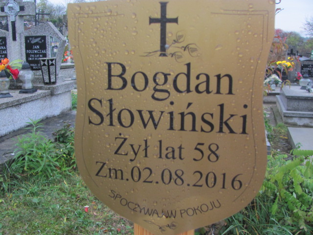 Grób Bogdan Słowiński