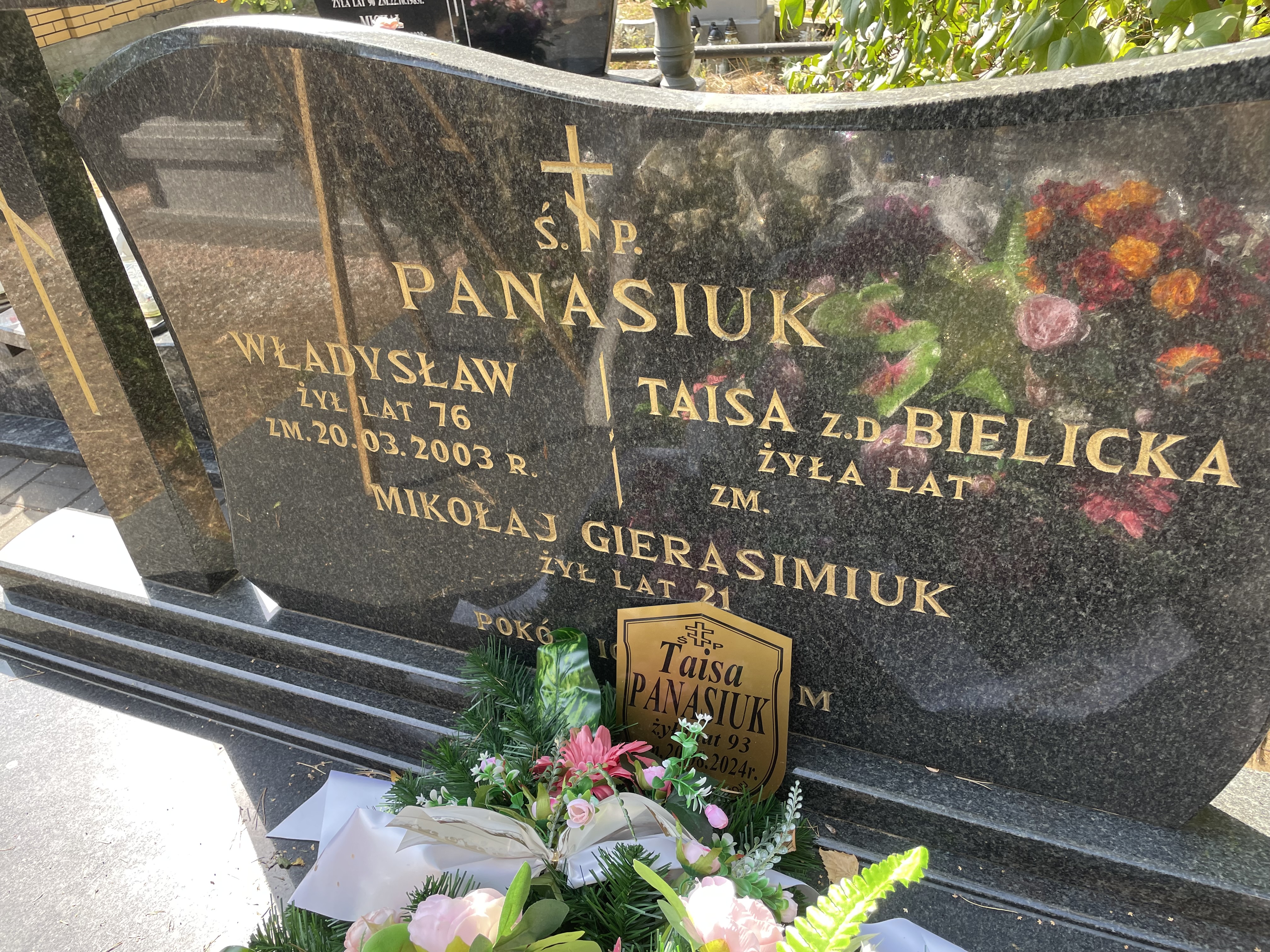 Grób Taisa Panasiuk