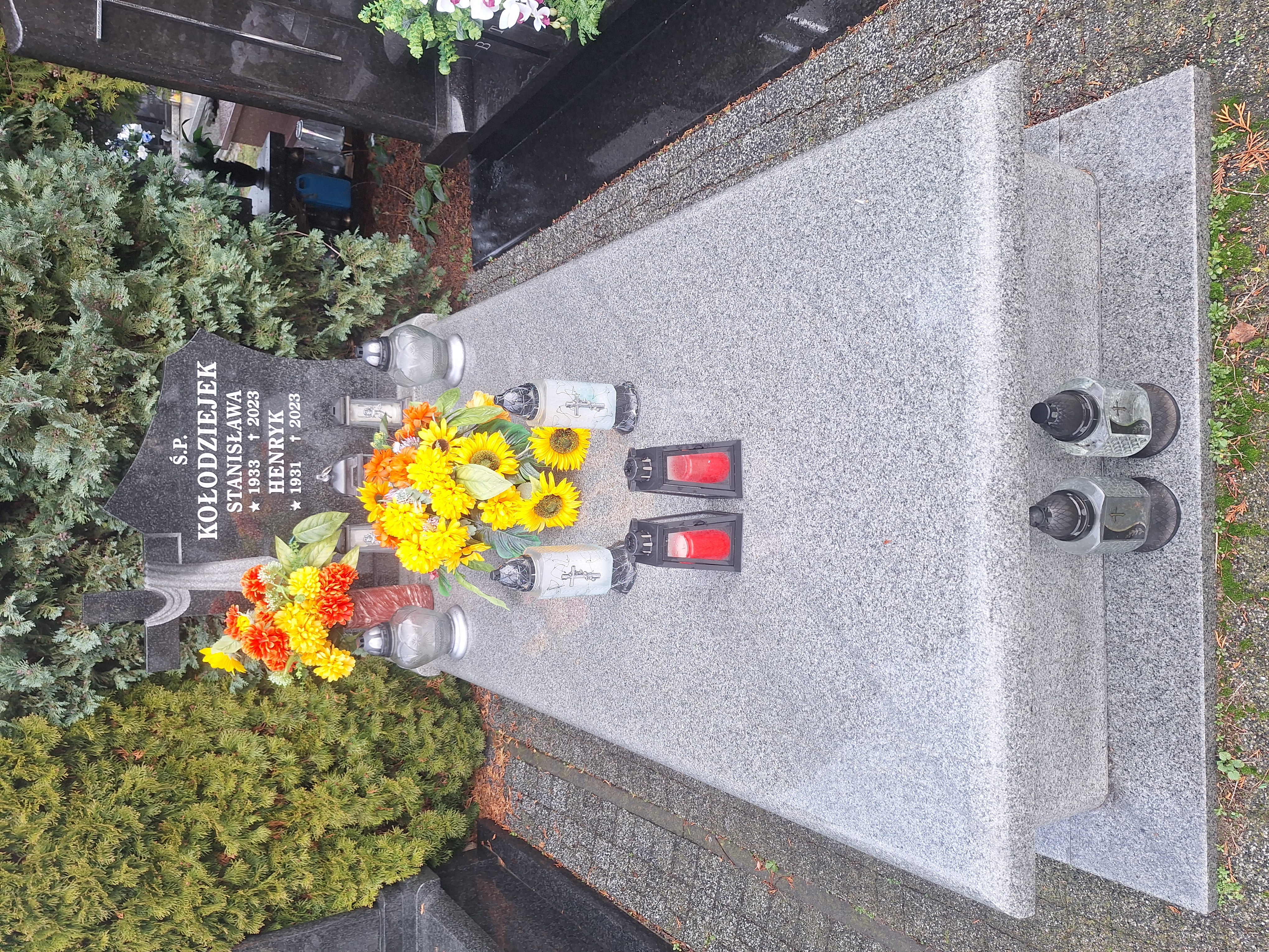 Grób Stanisława Kołodziejek