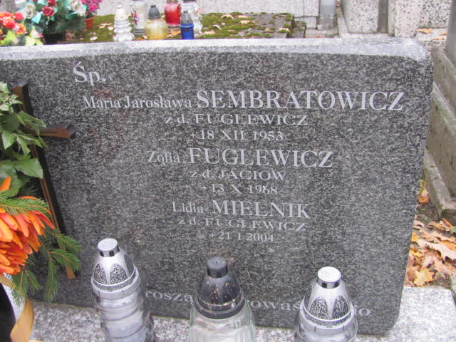 Grób Zofia Fuglewicz