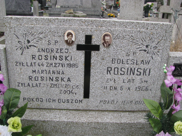 Grób Bolesław Rosiński