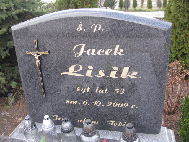 Grób Jacek Lisik