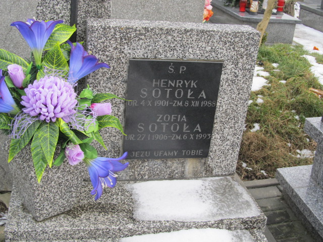 Grób Zofia Sotoła