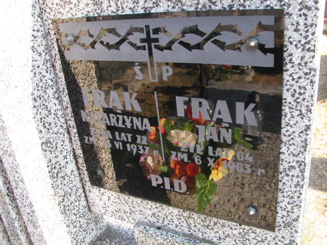 Grób Jan Frąk