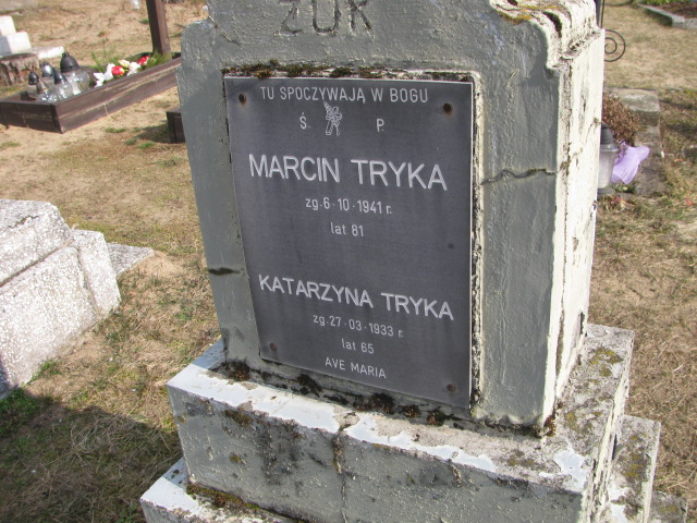 Grób Marcin Tryka