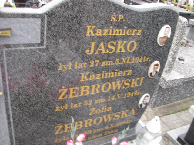 Grób Zofia Żebrowska