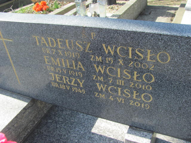 Grób Tadeusz Wcisło