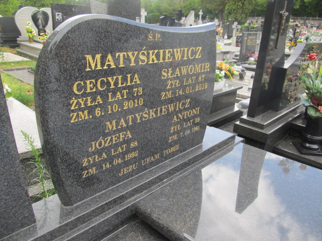 Grób Cecylia Matyśkiewicz